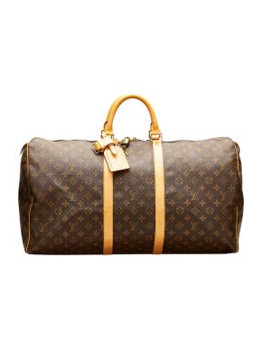 Louis Vuitton Monogram canvas Keepall 55 travel bag