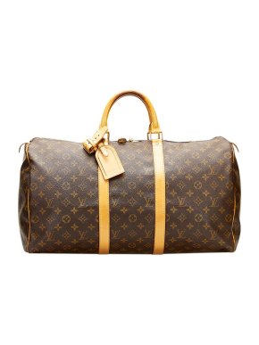 Louis Vuitton Monogram canvas Keepall 50 travel bag