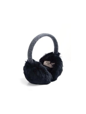 Yves Salomon Wool, Cashmere & Rex Rabbit Enfant Ear Muffs