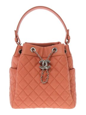 Chanel Quilted Chain Bucket Bag