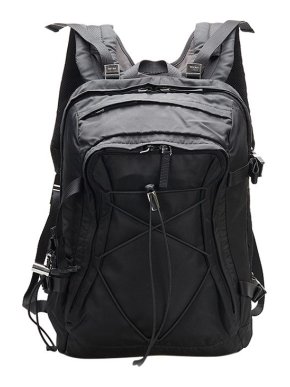 Prada black nylon backpack