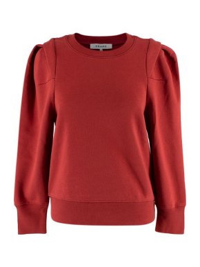 Frame Burnt Orange Cotton Sweatshirt