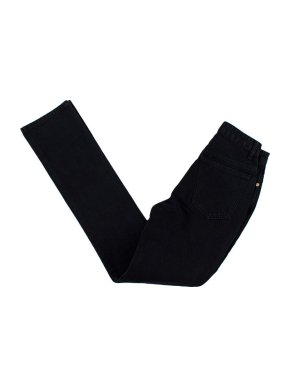 Khaite Daria Black Straight Leg Jeans