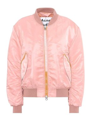 Acne Pink Clea Bomber Jacket
