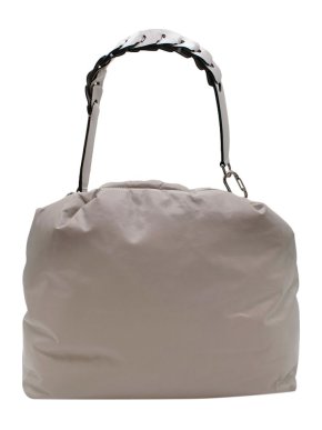 Isabel Marant Grey Leather Puffer Tote Bag