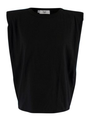 Frankie Shop Eva Cotton Jersey Tank Top - Black