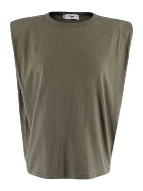 Frankie Shop Eva Cotton Jersey Tank Top - Khaki