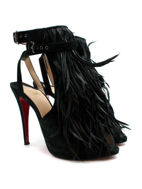 Christian Louboutin Change Of The Guard Cross Ankle Strap Sandals