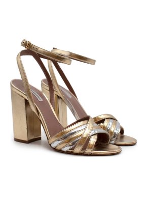 Tabitha Simmons Toni Metallic Nappa Leather Sandals