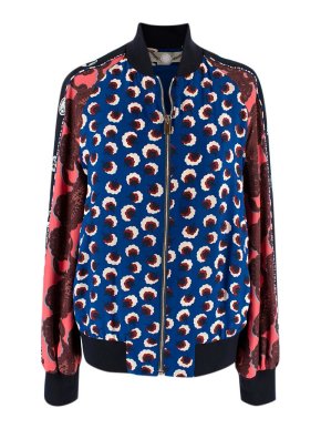 Stella McCartney Multi-Print Bomber Jacket