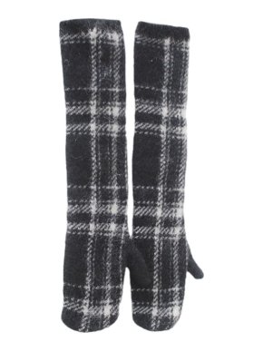 MaxMara Mohair Blend Check Gloves
