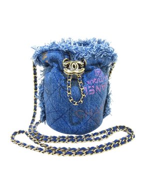 Chanel Denim Mood Mini Bucket