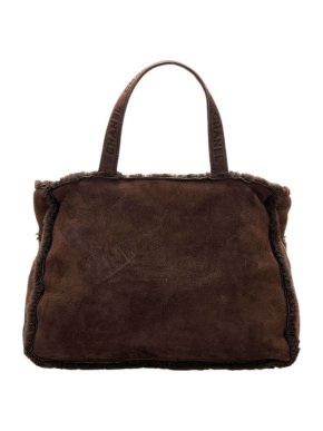Chanel Suede Vintage Tote Bag