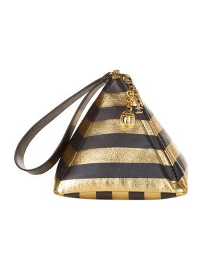 Chanel Paris/Egypt Kheops Pyramid Leather Clutch Bag