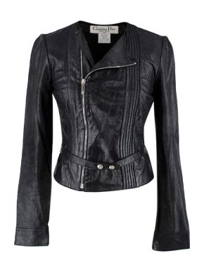 Dior Vintage Boutique Black Leather Jacket