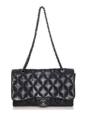 Chanel Quilted Lambskin Leather Flap Shoulder Bag