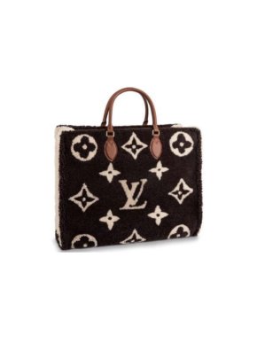Louis Vuitton Onthego Monogram Teddy Fleece