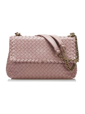 Bottega Veneta Intrecciato Leather Olimpia Shoulder Bag