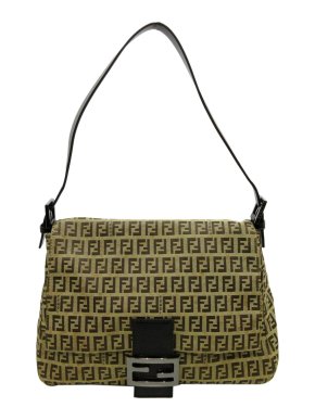 Fendi Zucchino Mamma Forever Shoulder Bag