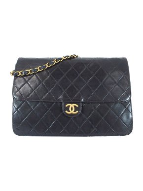 Chanel Vintage Classic Lambskin Single Flap
