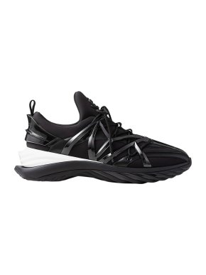 Jimmy Choo Black Cosmos Sneakers