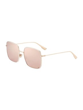 Dior Rose Gold Mirrored Square Sunglasses