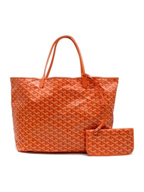 Goyard Orange Tote Bag