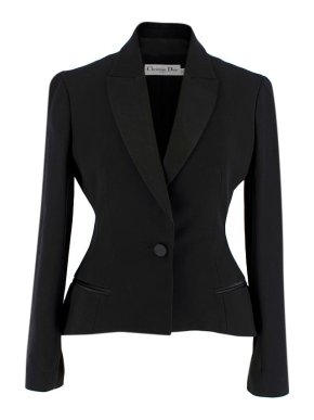 Dior Black Silk Bar Jacket