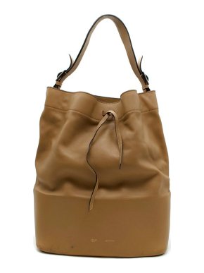 Celine Tan Bucket Bag