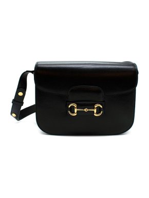 Gucci Black Horsebit 1955 Shoulder Bag