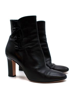 Gianvito Rossi Leather Ankle Loop Fastening Boots