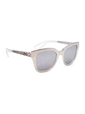 Diorama1 Silver Mirrored Sunglasses