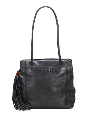 Chanel Vintage Lambskin Leather Tote