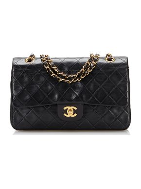 Chanel Vintage Classic Lambskin Double Flap