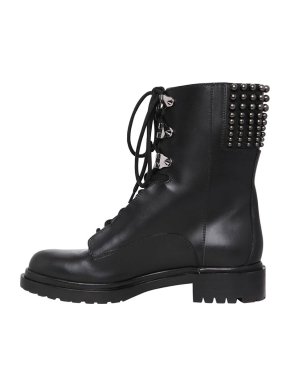 Sergio Rossi Studded Combat Boots