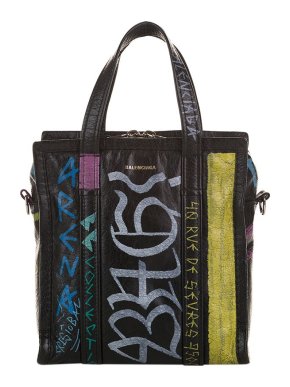 Balenciaga Graffiti Bazar XS Shopper Tote