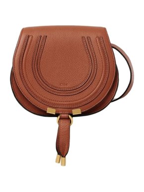 Chloe Small Tan Marcie Saddle Bag