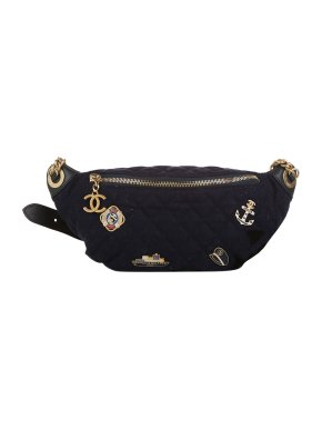 Chanel Paris-Hamburg Charming Navy Belt Bag