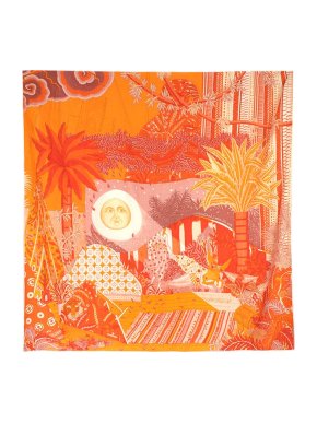 Hermes Acte III, Scene I, La Clairiere Cashmere & Silk Scarf 140
