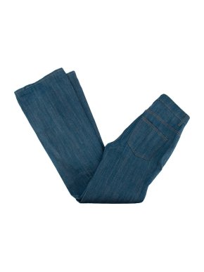 Khaite Blue Mid-Rise Catherine Jeans