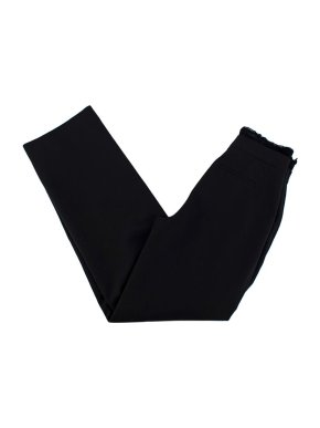 Jonathan Simkhai Black Lace Insert Straight Leg Trousers