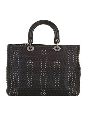 Supple Lady Dior Studded Leather Tote Bag