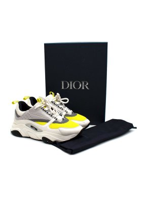 Dior Yellow & White B22 Sneakers