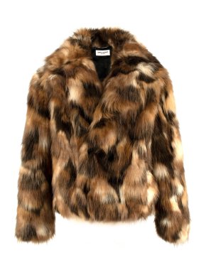 Saint Laurent Faux Fur Coat