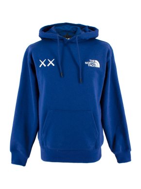 Blue North Face Kaws Hoodie