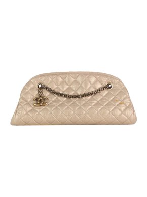 Chanel Gold Quilted Just Mademoiselle Bag