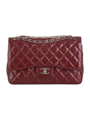 Chanel Jumbo Classic Patent Double Flap