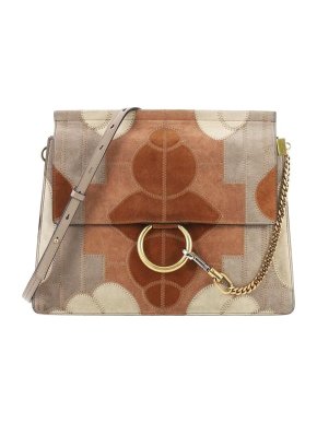 Chloe Faye Patchwork Medium Shoulder Bag