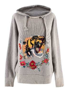 Gucci Tiger Floral Grey Jumper