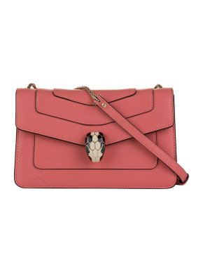 Bvlgari Rose Pink Serpenti Forever Shoulder Bag
